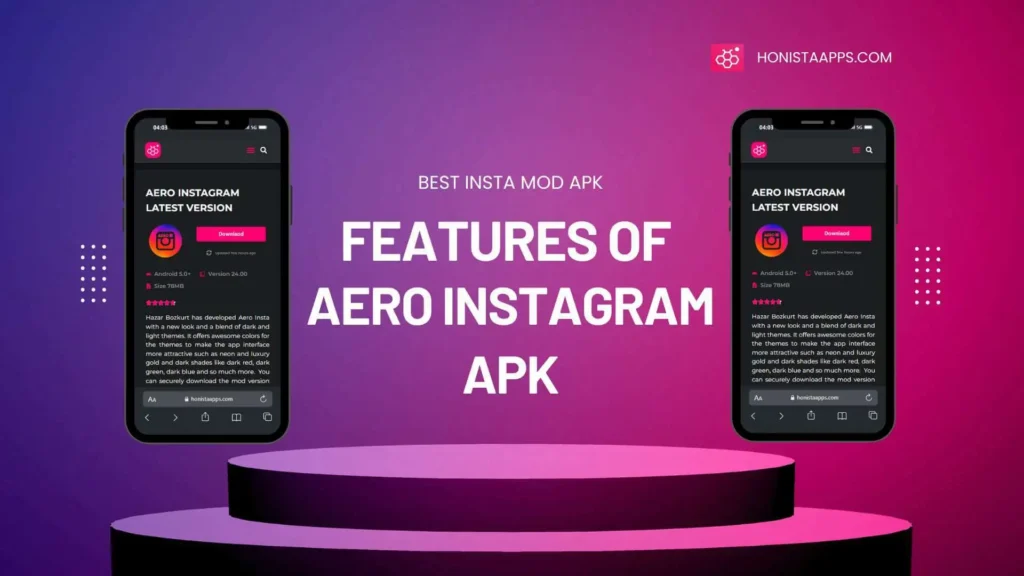 Features of Aero Instagram apk latest version for android honistaaps..com